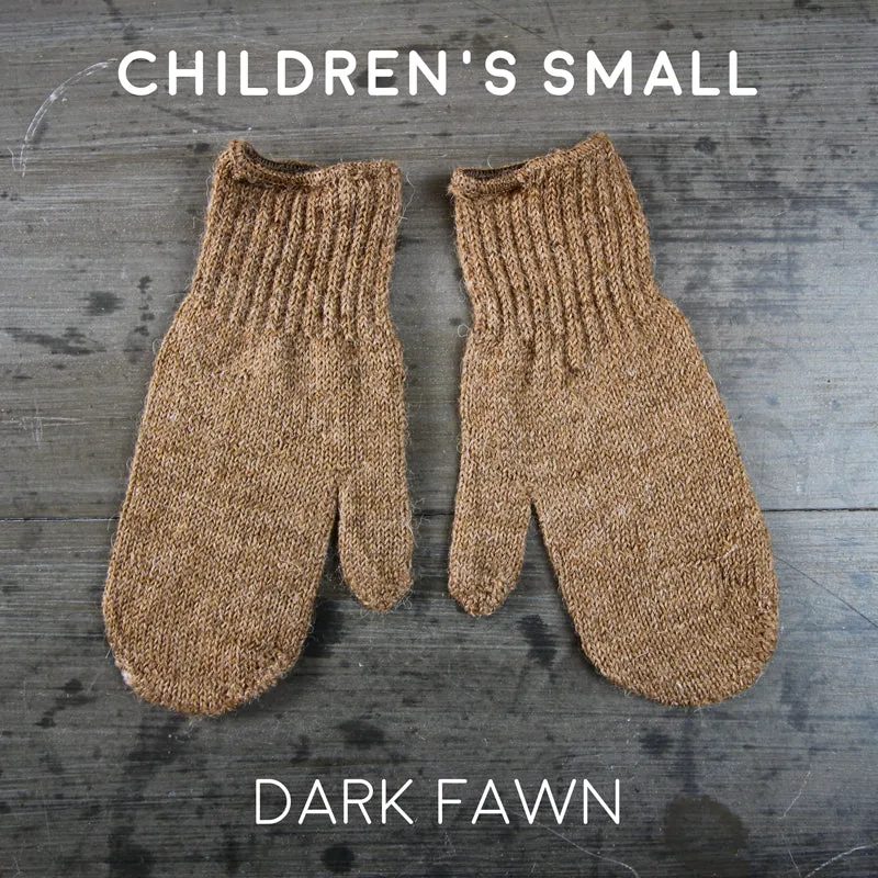 KIDS SOLID COLOR MITTENS