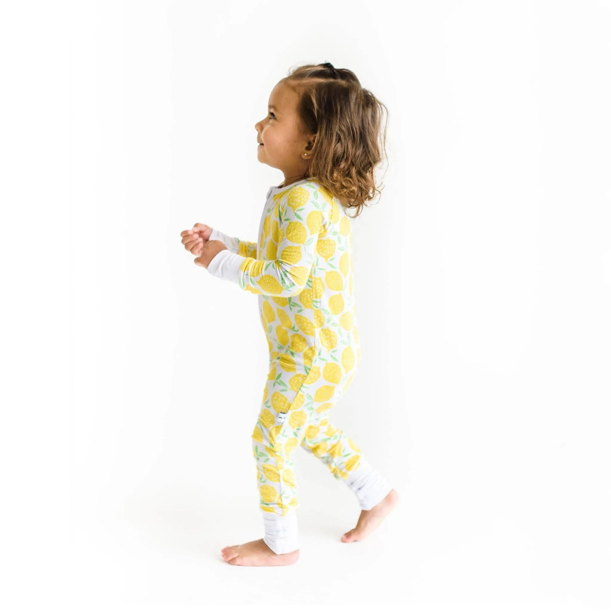 Little Sleepies - Lemons Bamboo Viscose Zippy 6-12 months