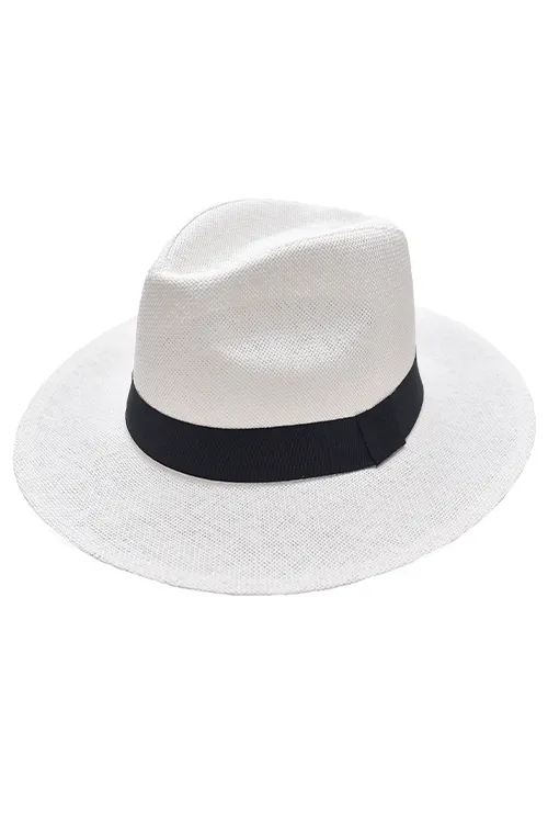 Myaraa White Panama Hat