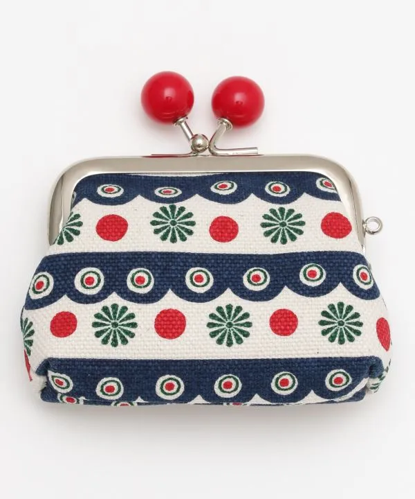 Polish Pottery Pattern GAMAGUCHI Clutch Coin Purse