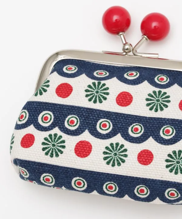 Polish Pottery Pattern GAMAGUCHI Clutch Coin Purse