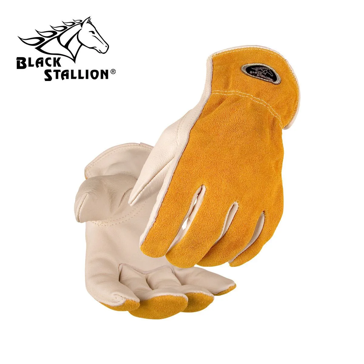 Revco 97K Versatile Grain Cowhide Palm Driver's Gloves w/ Kevlar® Stitching (1 Pair)