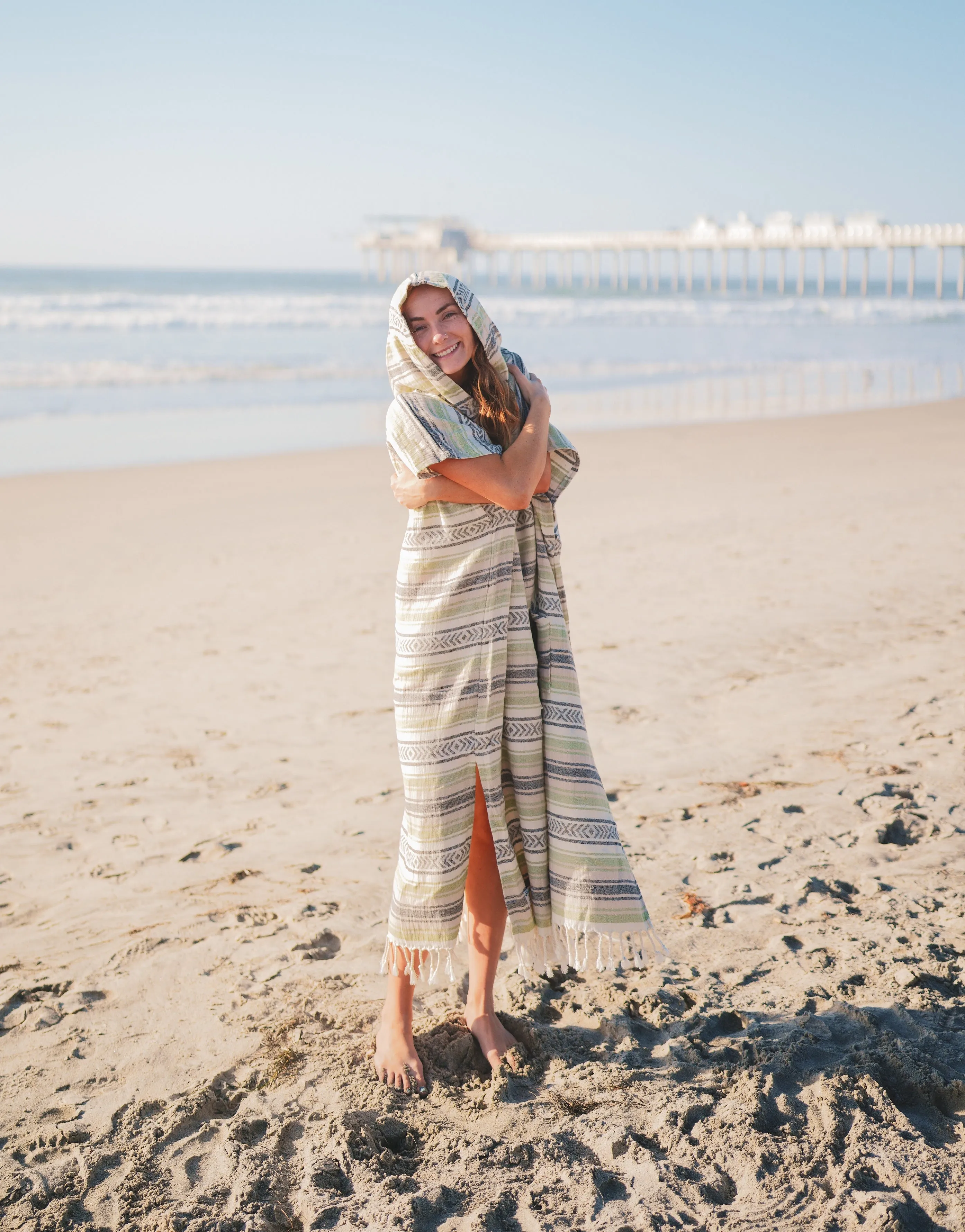 SANTA CRUZ COTTON PONCHO