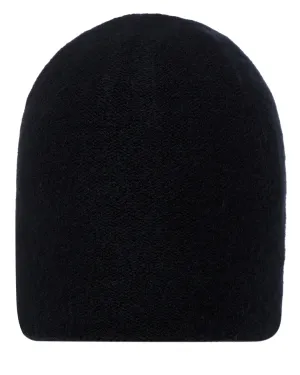 Unisex Double Layer Cashmere Beanie Black