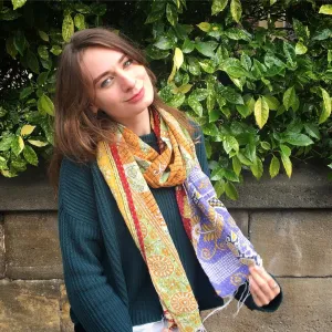 Vintage Kantha Stitch Patterned Scarves - Lucky Dip